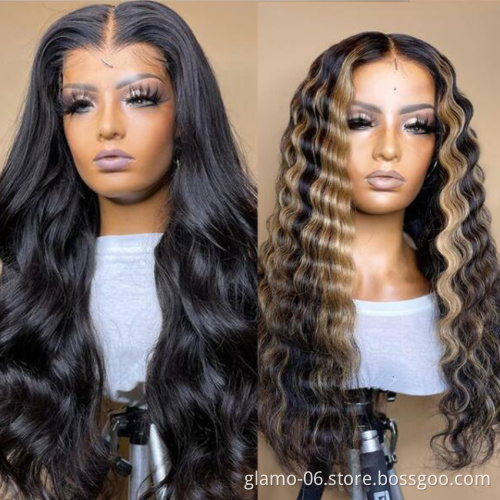 Factory Wholesale Virgin Remy Brazilian Human Hair Jerry Curl Water Wave Bob Lace Front Wig Human Hair Heat Resistant Wigs